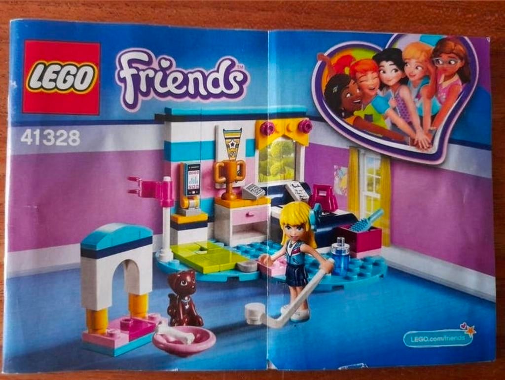 Lego Friends 41328 Stephanies slaapkamer (hockeymeisje), Ophalen of Verzenden, Zo goed als nieuw, Complete set, Lego
