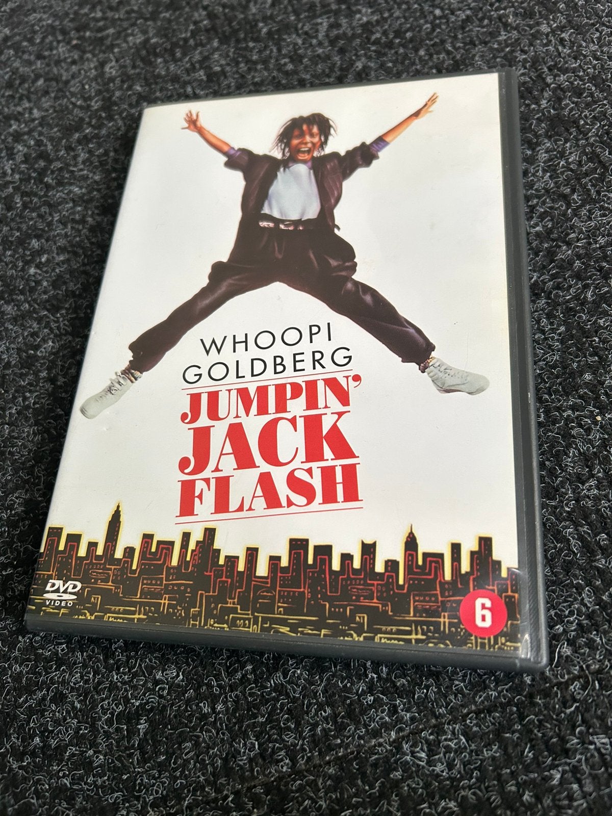 Jumpin’ jack flash op dvd 1986, Vanaf 16 jaar, Ophalen of Verzenden, Gebruikt, Actie en Avontuur