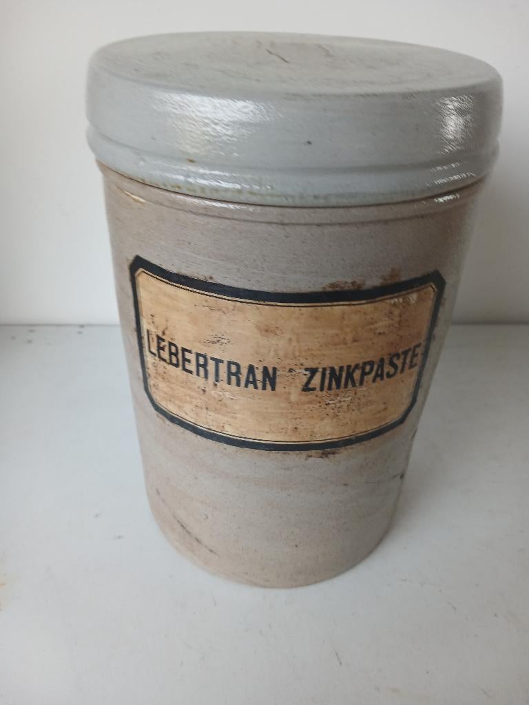 2 oude apothekerszalfpotten 5000 en 2500 ml. !!!, Verzenden