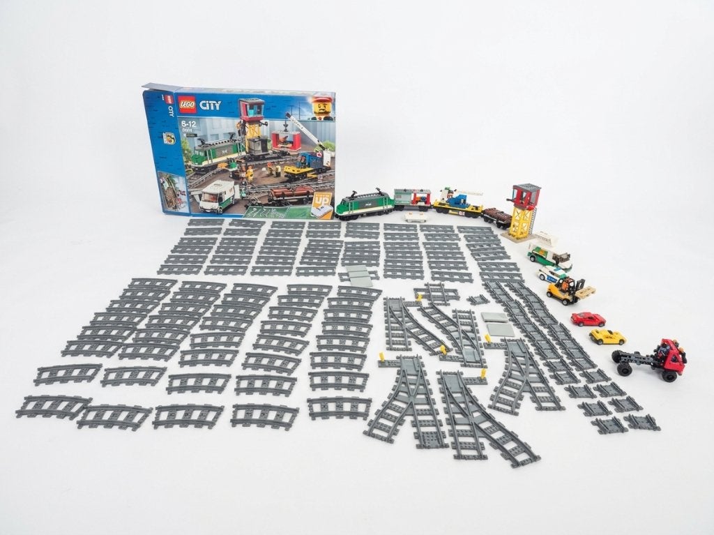 LEGO City 60198 Vrachttrein met veel extra rails, Kinderen en Baby's, Ophalen, Compleet, City, Lego