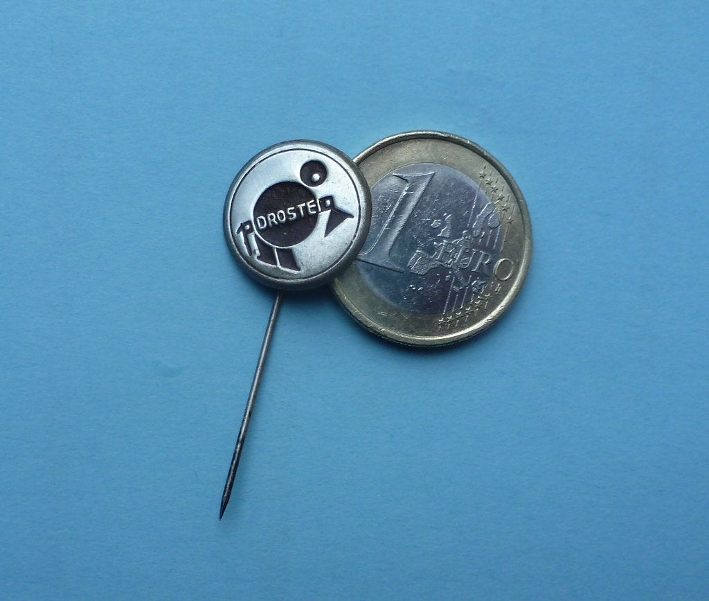 ZELDZAAM   speldje van  DROSTE CHOCOLADE    (25), Ophalen of Verzenden, Gebruikt, Merk, Speldje of Pin