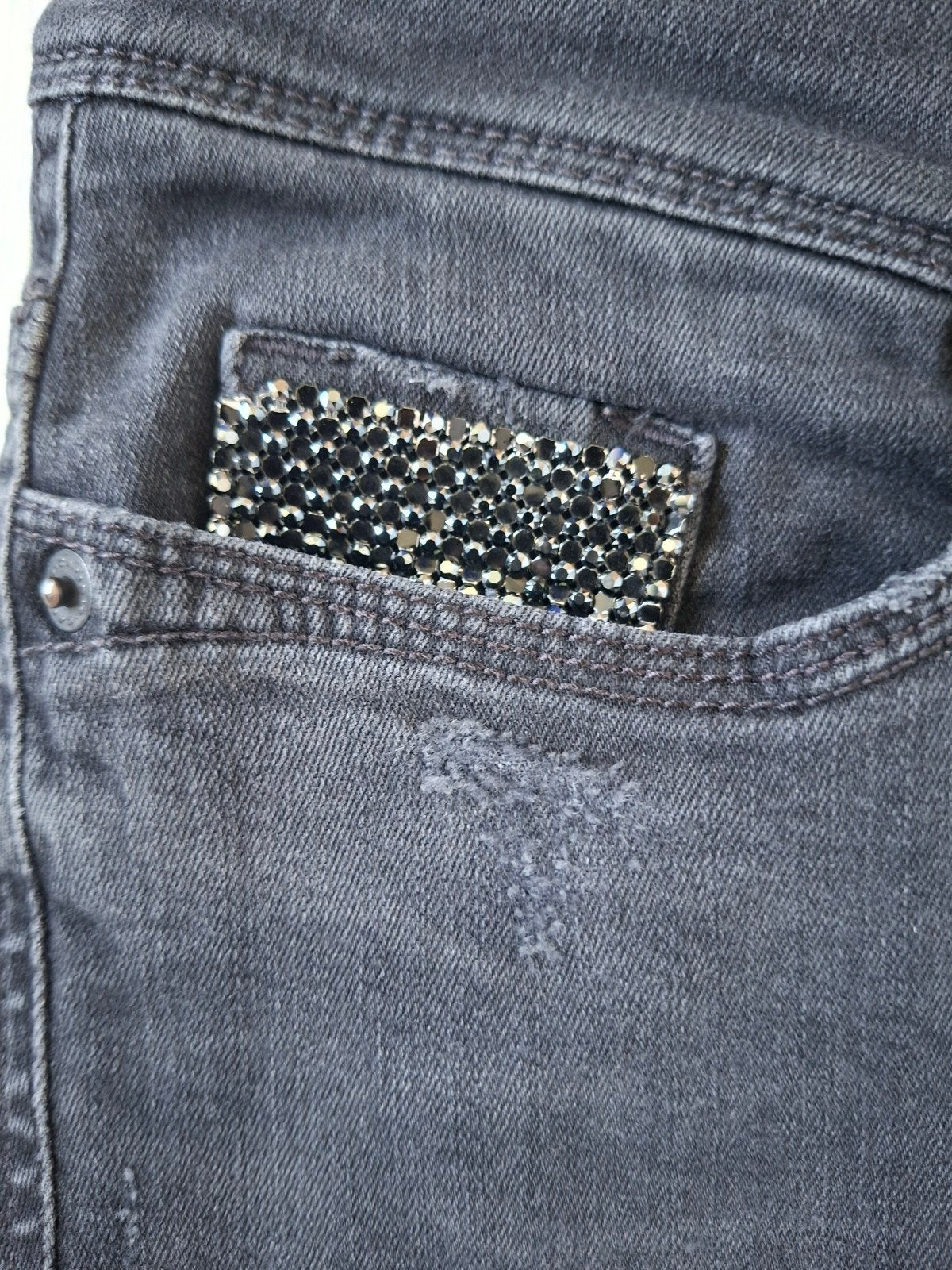 Cambio zwarte jeans model Piper cropped mt 42, Cambio, Zwart, Ophalen of Verzenden, Zo goed als nieuw