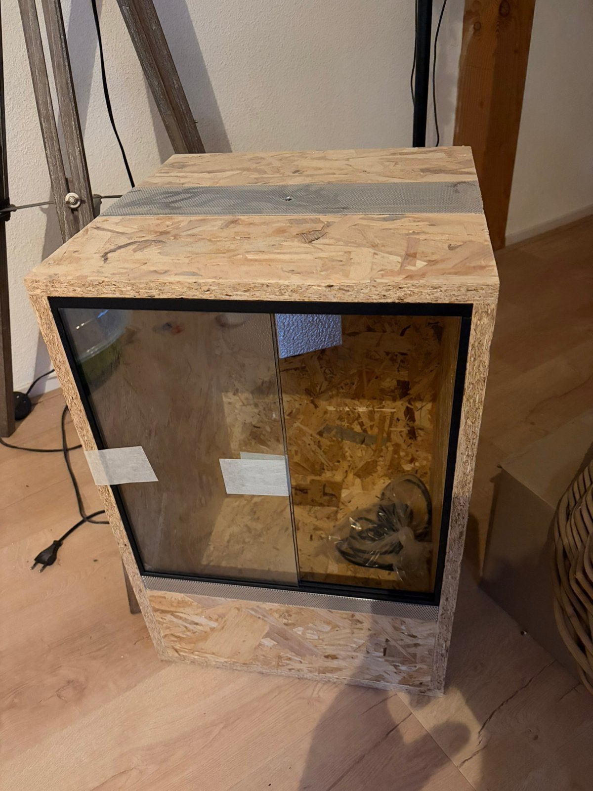 Splinternieuw osb terrarium, Dieren en Toebehoren, Reptielen en Amfibieën | Toebehoren, Ophalen, Nieuw, Terrarium of Paludarium