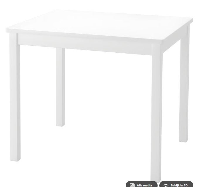 kindertafel en 2 kinderstoeltje Ikea SUNDVIK, Ophalen, Gebruikt, Tafel(s) en Stoel(en)