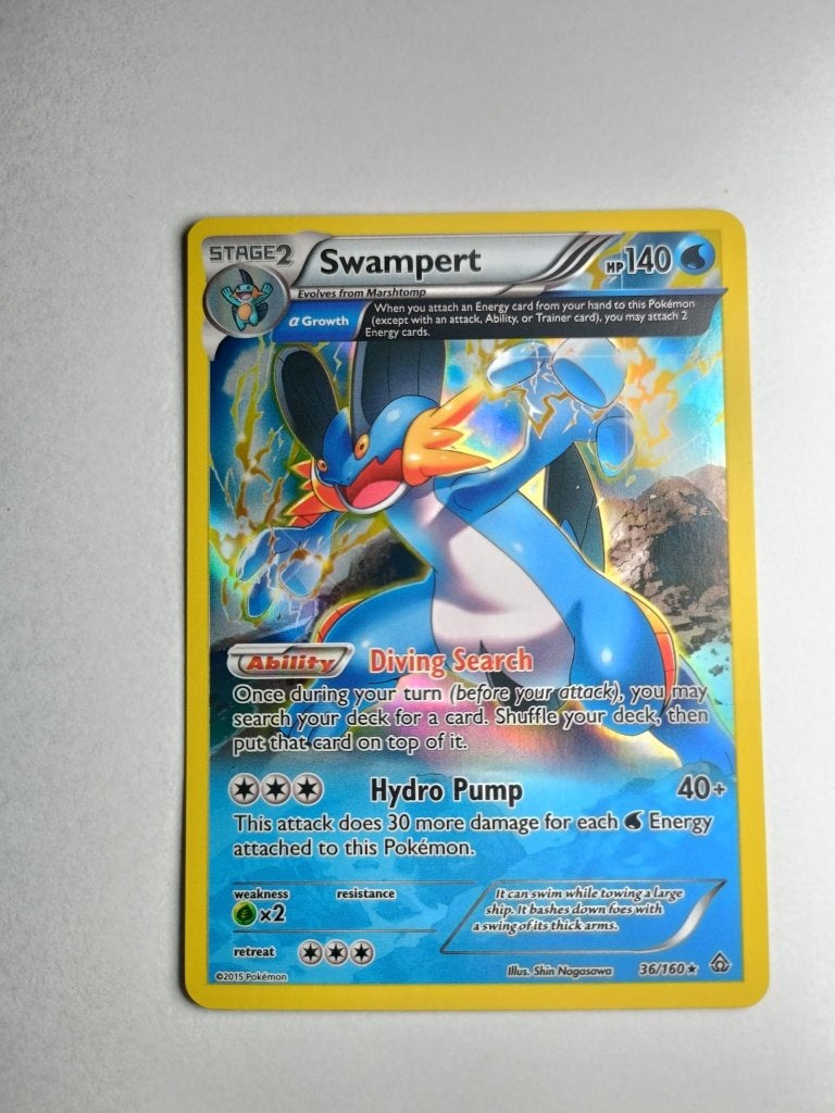 Swampert (PRC 36), Verzenden, Zo goed als nieuw, Losse kaart