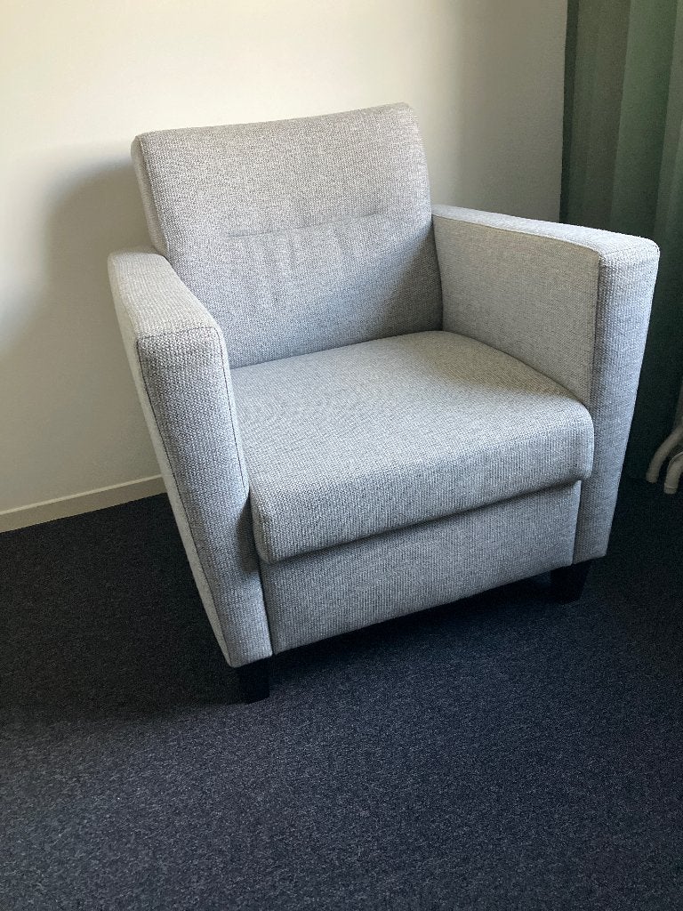 Fauteuil grijs, Ophalen, Gebruikt, 75 tot 100 cm, Landelijk