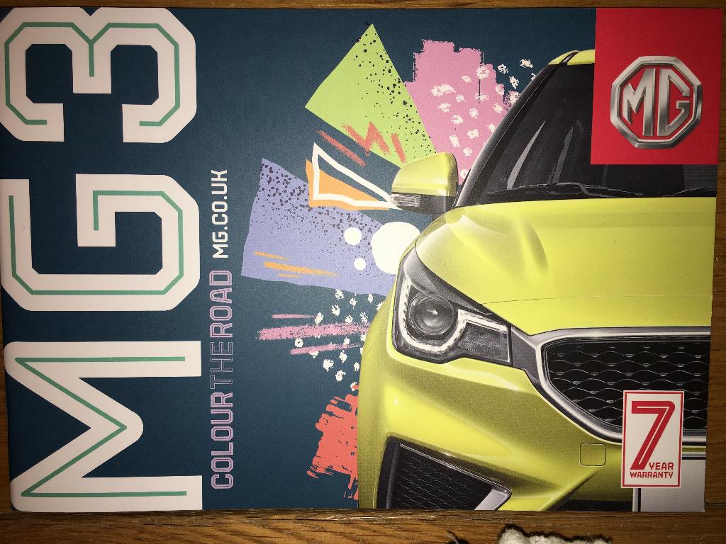 8x MG 3 + MG3 Accessoires Rally brochures folders Engeland, Ophalen of Verzenden, Zo goed als nieuw, Overige merken