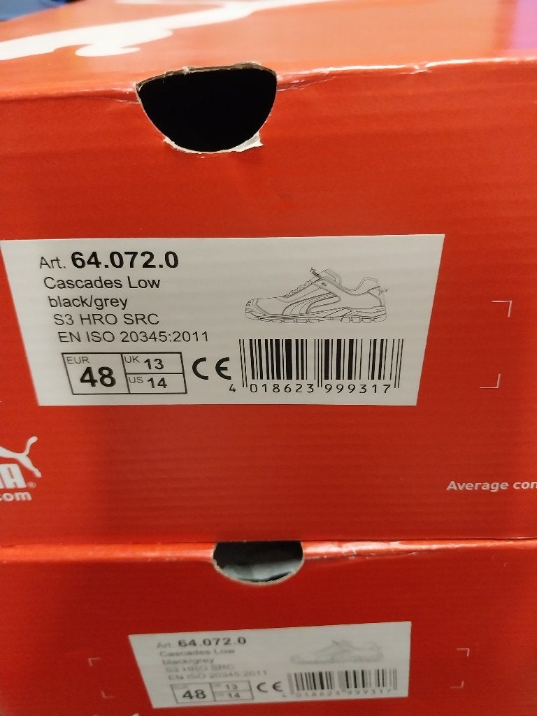 Puma Cascades Low S3 HRO SRC Veiligheidsschoenen Maat 48, Ophalen of Verzenden, Nieuw