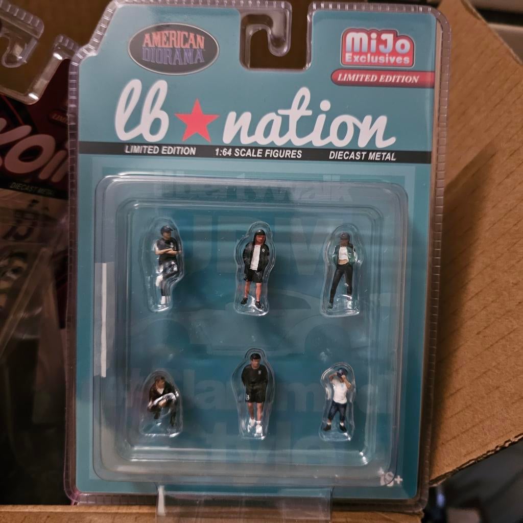American Diorama LBNATION Figuren 1:64 Limited Edition, Info@americandiorama.com, Nieuw, Ophalen of Verzenden, City of Industry, CA, USA