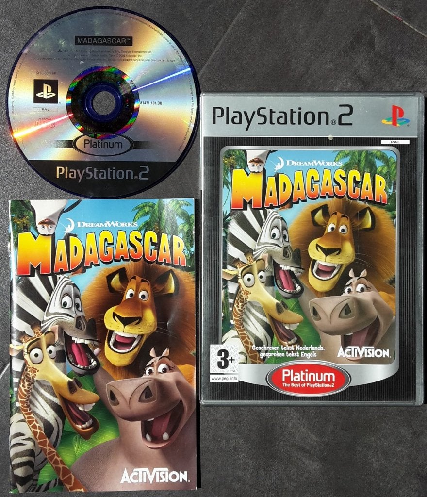 PS2 - Madagascar - PlayStation 2, Avontuur en Actie, 1 speler, Ophalen of Verzenden, Zo goed als nieuw