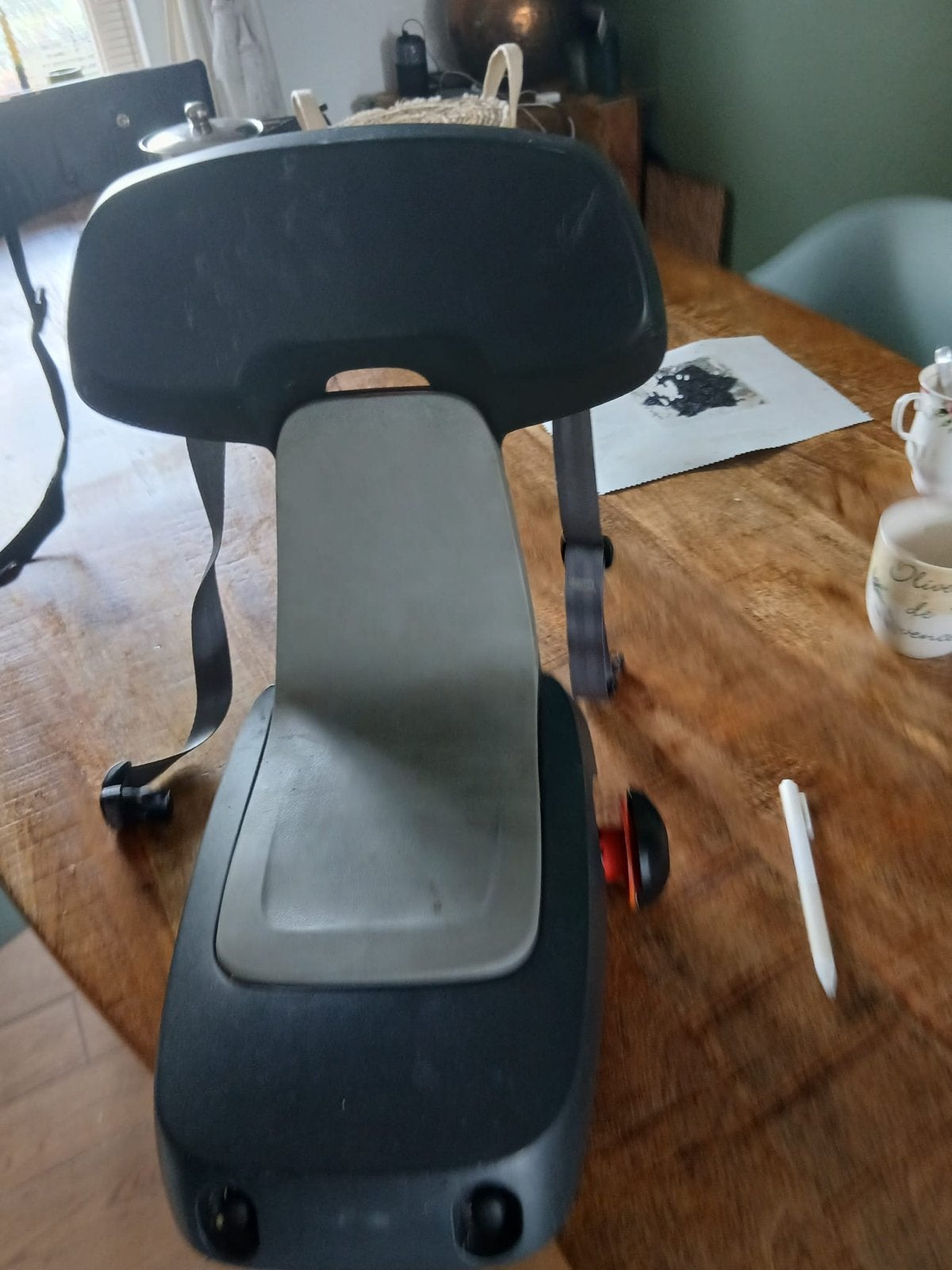 Junior zitje gebruikt bij opa en oma, Fietsen en Brommers, Ophalen, Gebruikt, 15 t/m 36 kg, Achterzitje