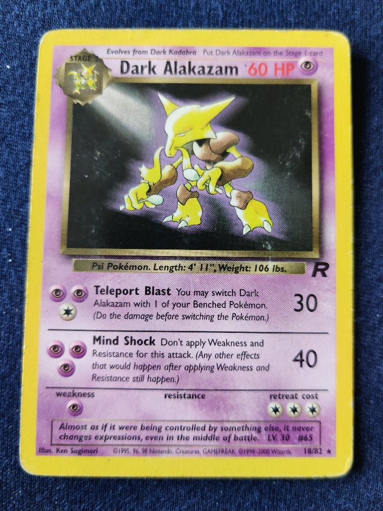 Dark Alakazam - Team Rocket 18/82 - Good, Ophalen of Verzenden, Nieuw