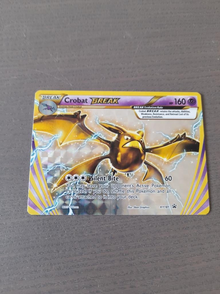 Promo xy181 crobat break, Ophalen of Verzenden, Zo goed als nieuw, Losse kaart, Foil