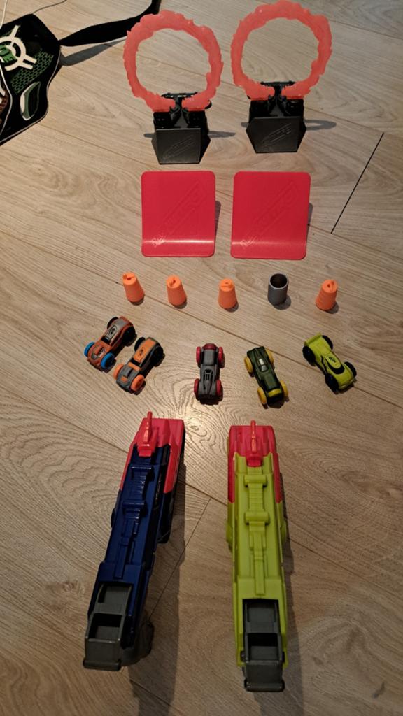 Nerf nitro auto lanceer met parcour, Ophalen of Verzenden