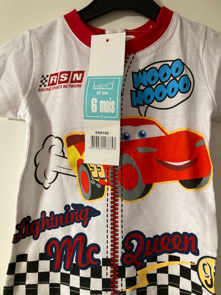 Auto Cars Disney T-shirt Nieuw maat 68 ( 6 maanden), Ophalen of Verzenden, Nieuw, Jongetje, Shirtje of Longsleeve