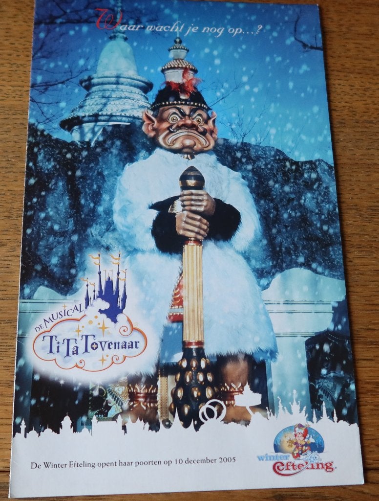Efteling – 13 folders in een koop, Ophalen of Verzenden, Zo goed als nieuw, Overige typen