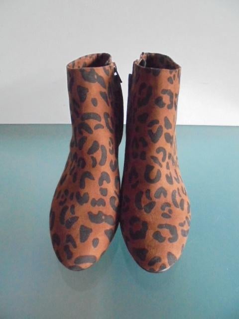 Nieuwe laarzen leopard bruin kek 39 | Gratis verzenden, Kleding | Dames, Schoenen, Bruin, Verzenden, Lage of Enkellaarzen, Nieuw