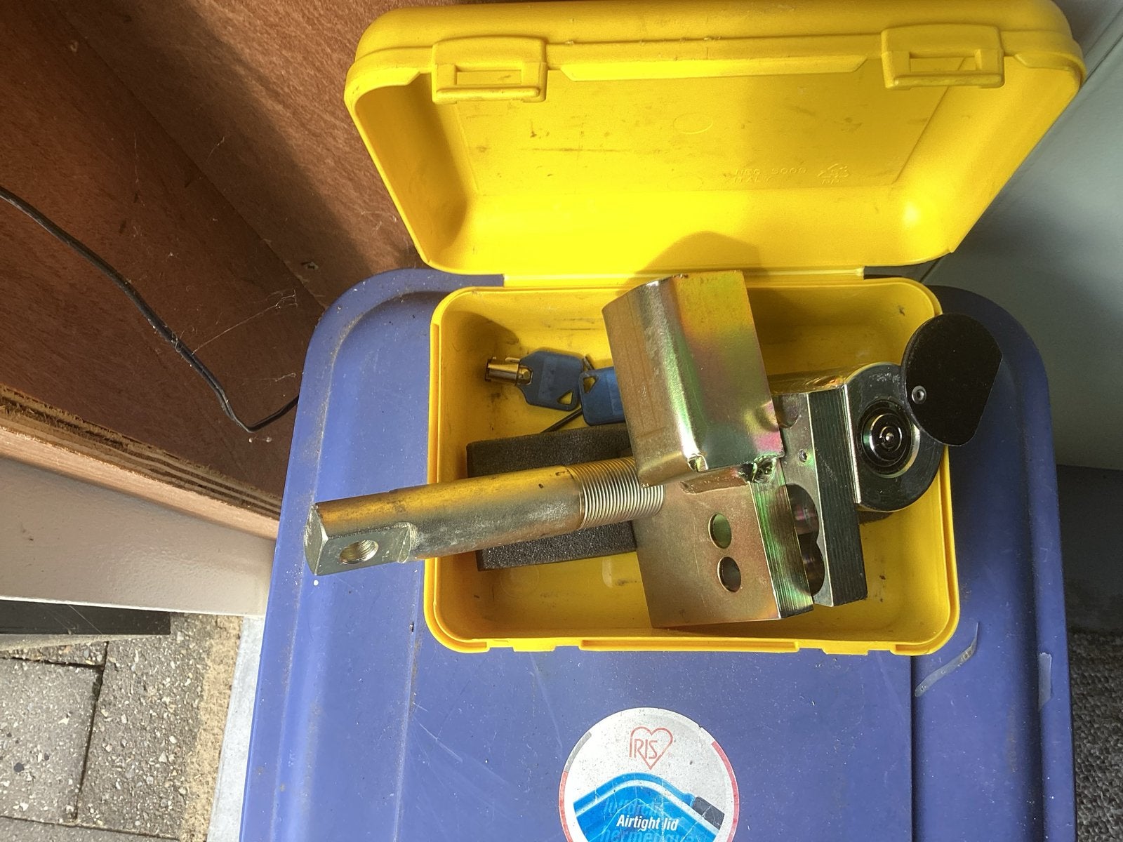 Steady Koppelingsslot KS-22 voor aanhangwagen/ caravan., Ophalen, Gebruikt