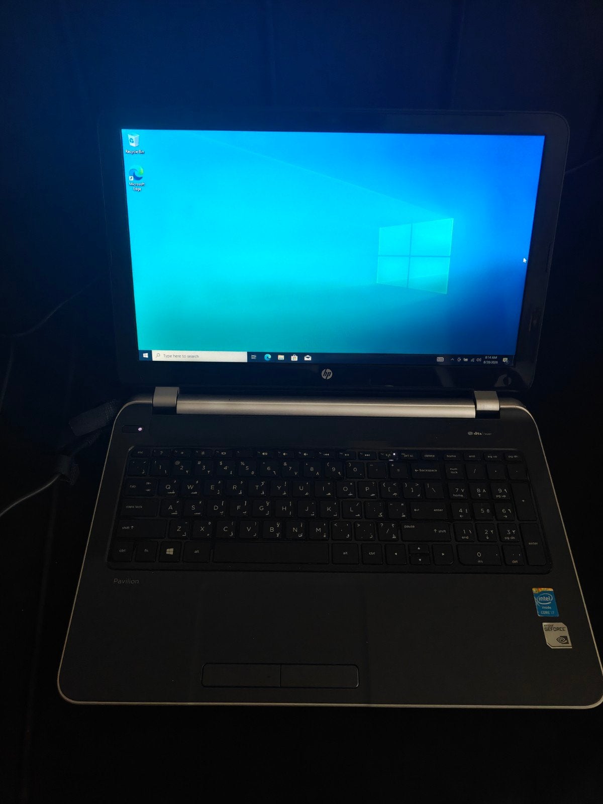 HP Pavilion laptop - Intel Core i7, NVIDIA GeForce, Gebruikt, 2 tot 3 Ghz, 8 GB, Ophalen of Verzenden