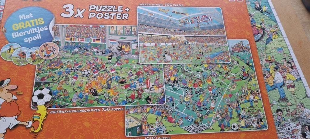 Jan van Haasteren puzzels, Ophalen, 500 t/m 1500 stukjes, Zo goed als nieuw