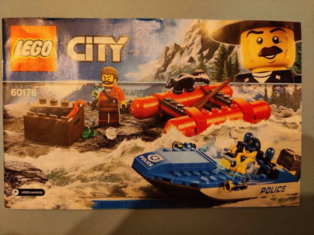 LEGO city 60176 Wilde rivierontsnapping, City, Lego, Ophalen of Verzenden, Complete set
