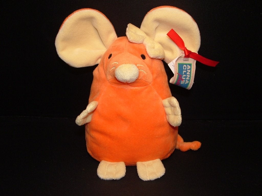 ANNA CLUB PLUSH MUIS MOUSE GIRL STANDING VELOURS, Verzenden, Nieuw, Overige typen