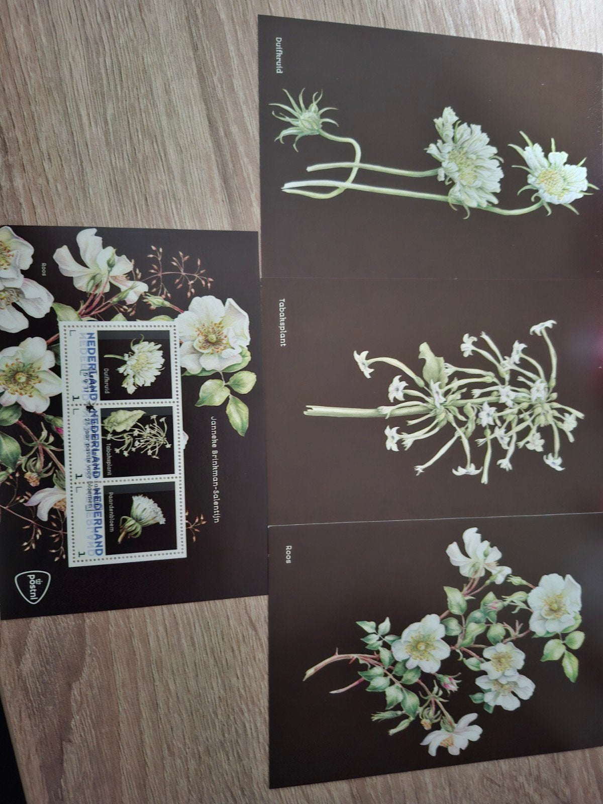 kaartjes met postzegels, Ophalen of Verzenden