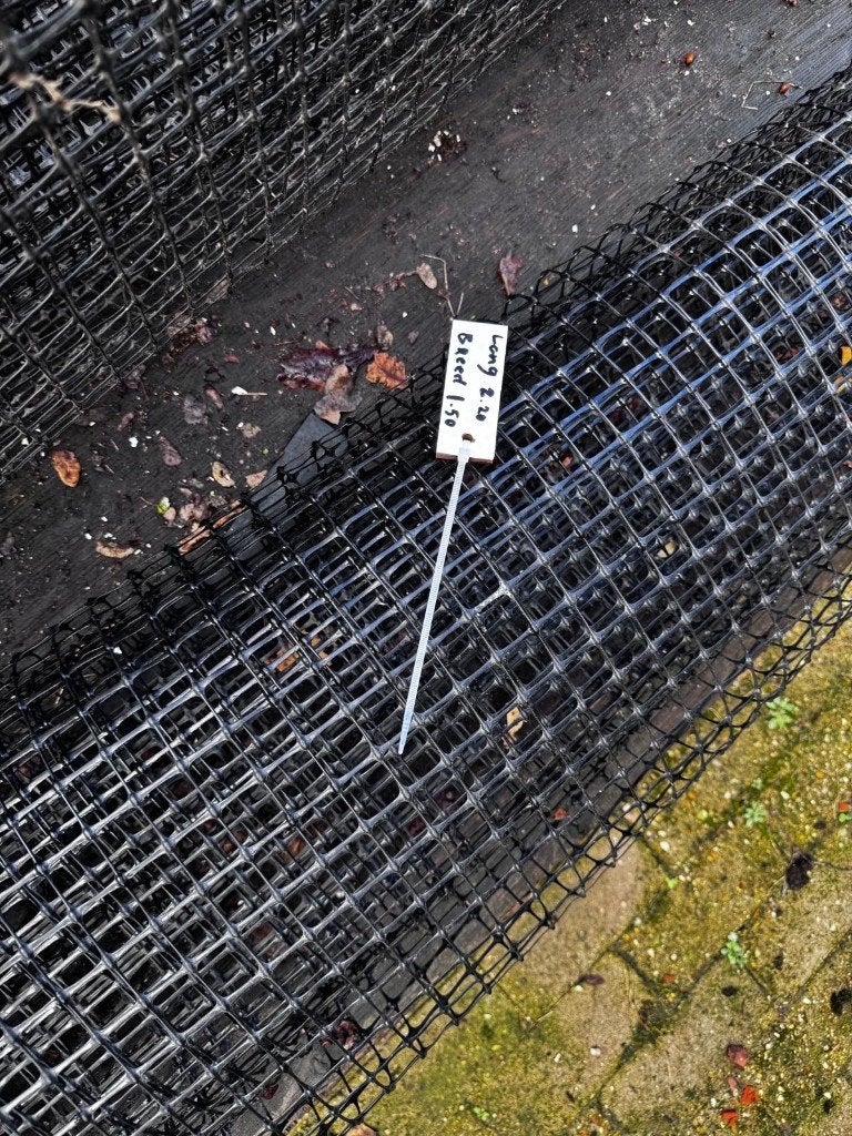Kunststof gaas zwart, Ophalen, Minder dan 10 meter