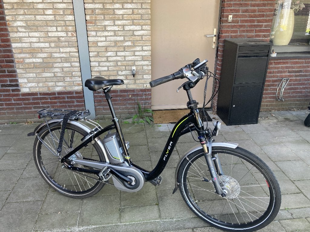 Flyer C8 elektrische fiets, Fietsen en Brommers, Elektrische fietsen, Zo goed als nieuw, Minder dan 47 cm, 50 km per accu of meer