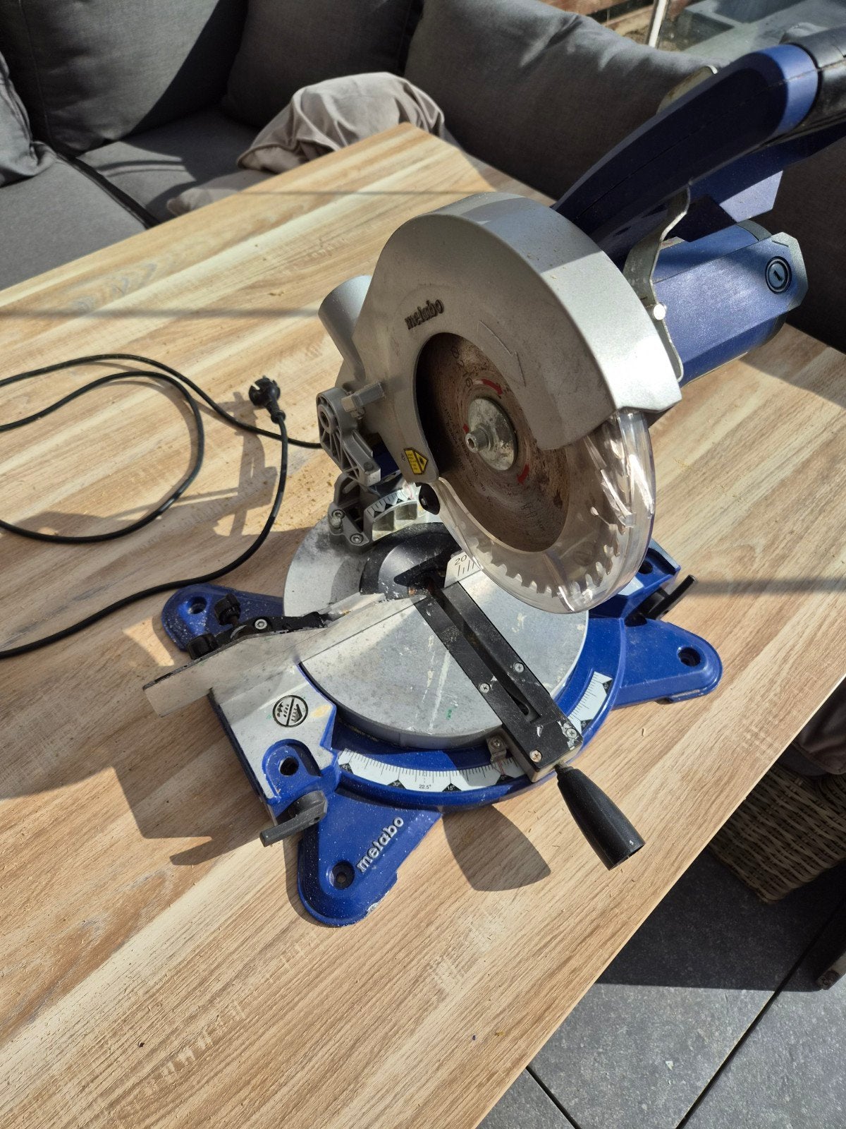 Metabo KS 216 Lasercut Afkortzaag - Gebruikt, Ophalen, Gebruikt, 70 mm of meer, Afkortzaag