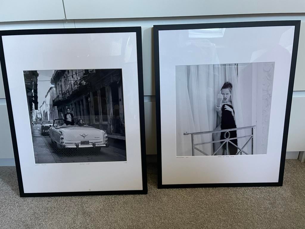 Twee YellowKorner lijsten 30x50 cm, zwart-wit fotografie, Ophalen