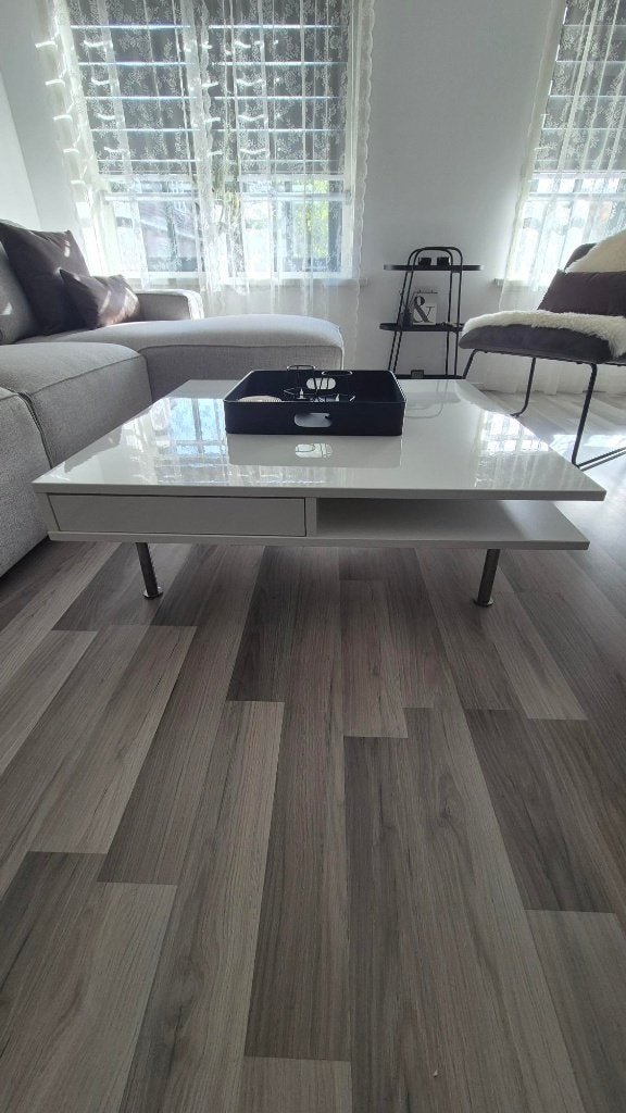 IKEA TOFTERYD salontafel hoogglans wit, Huis en Inrichting, Ophalen, Gebruikt, 50 tot 100 cm, Vierkant