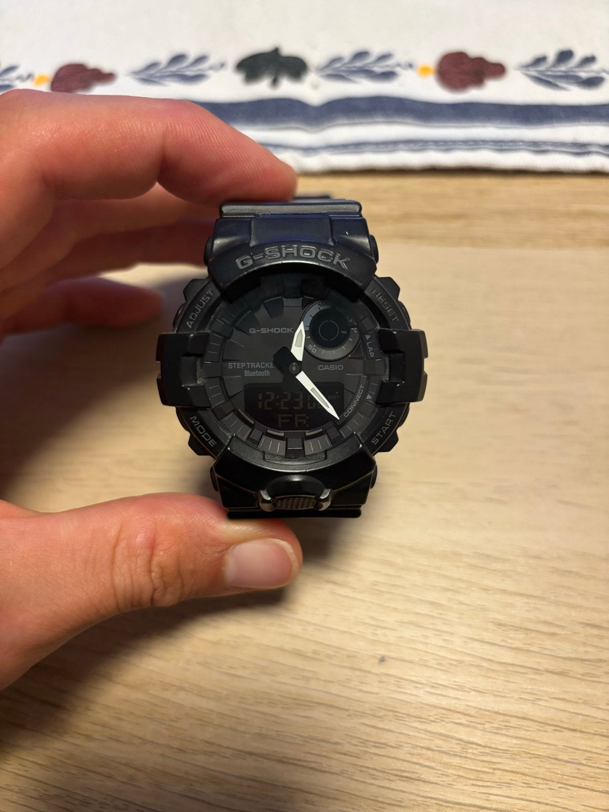 Casio G-Shock GBA-800 Zwart met Bluetooth, Afstand, Zwart, Ophalen of Verzenden, Zo goed als nieuw