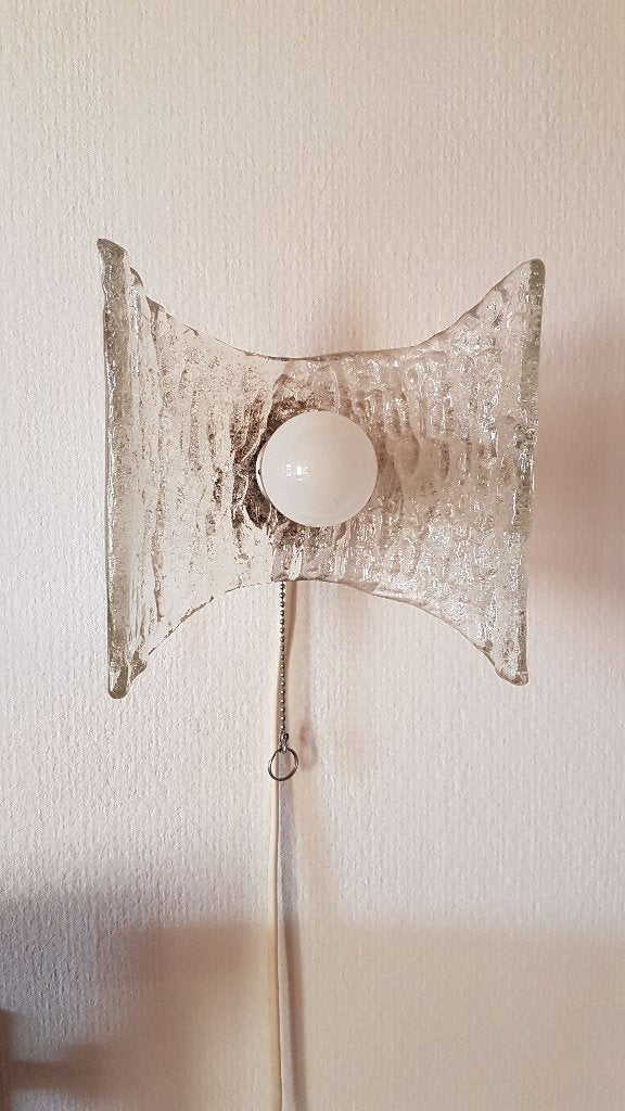 2 Antieke wandlampen Kaiser Leuchten Germany, Ophalen of Verzenden, Zo goed als nieuw, Glas