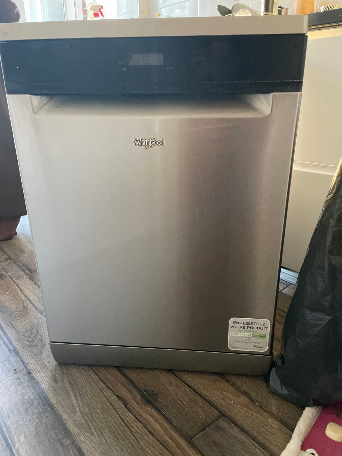 Whirlpool vaatwasser - Goed werkend, even schoonmaken, Gebruikt, Minder dan 85 cm, 60 cm of meer, Ophalen of Verzenden