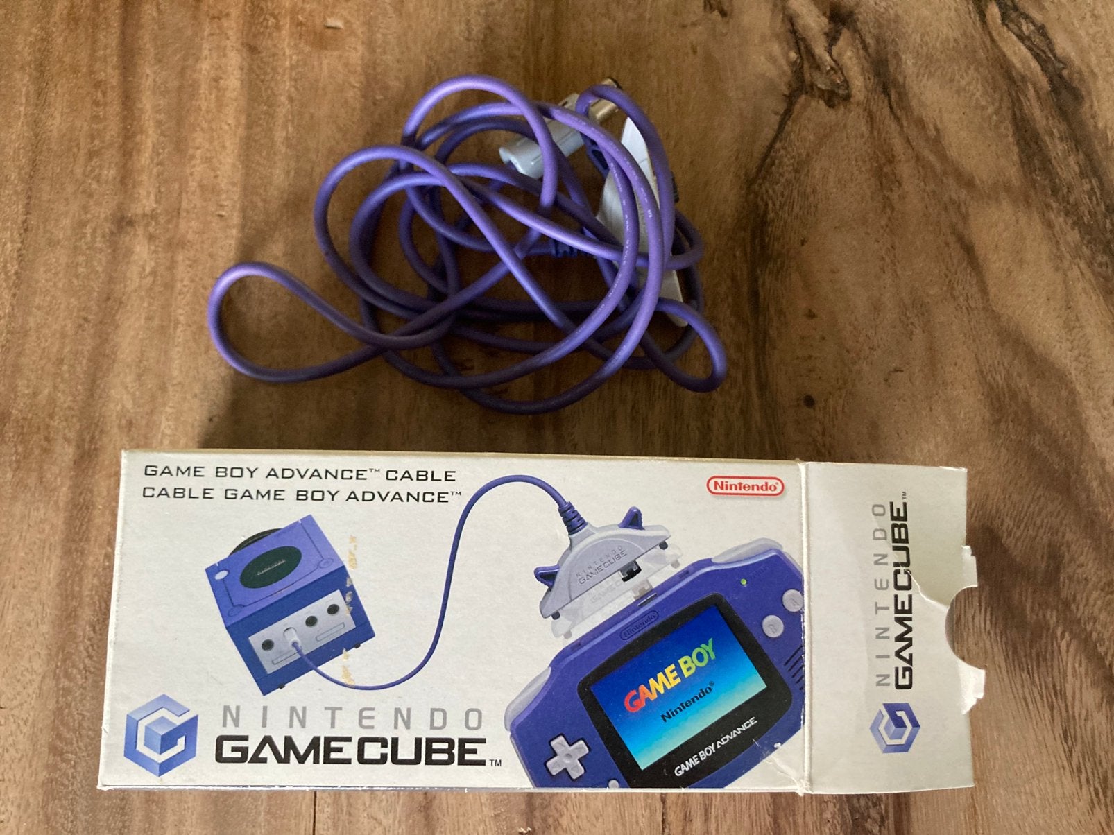 Gameboy Advance Link Cable met doos, Ophalen of Verzenden, Zo goed als nieuw, Game Boy Advance