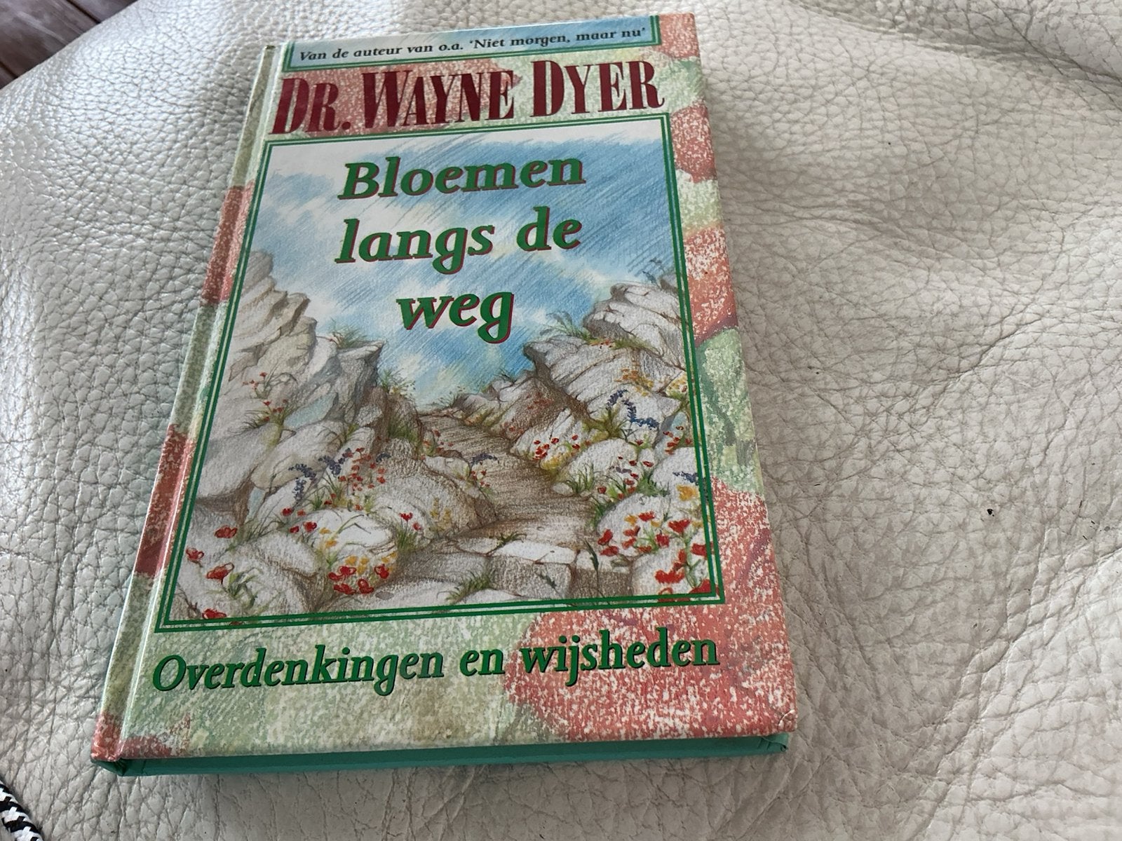 Bloemen langs de weg.Boekje met spreuken van Dr. wayne dyer, Ophalen, Zo goed als nieuw, Spiritualiteit algemeen, Overige typen
