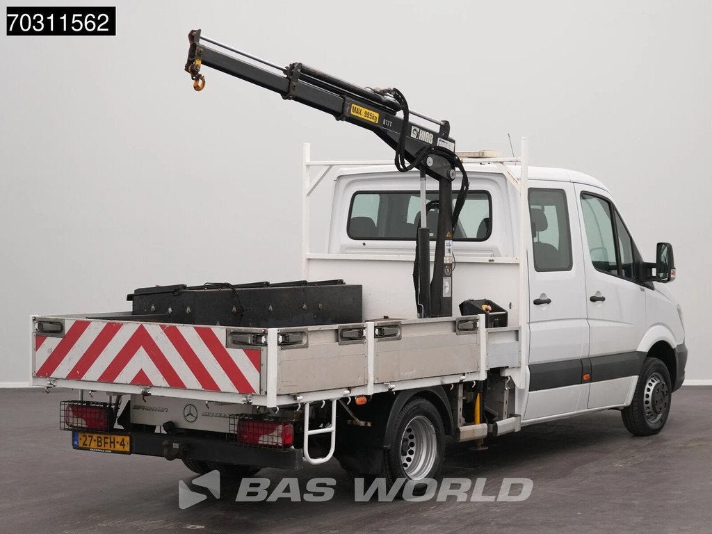 Mercedes Sprinter 513 CDI Automaat Euro6 Kraanwagen HIAB 017, Auto's, Automaat, Stof, Gebruikt, Euro 6