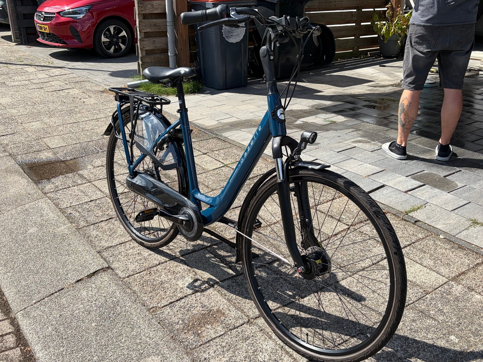 Gazelle orange C7+ fiets met ijzeren fietsmand, Fietsen en Brommers, Fietsen | Dames | Damesfietsen, Ophalen, 47 tot 50 cm, Versnellingen