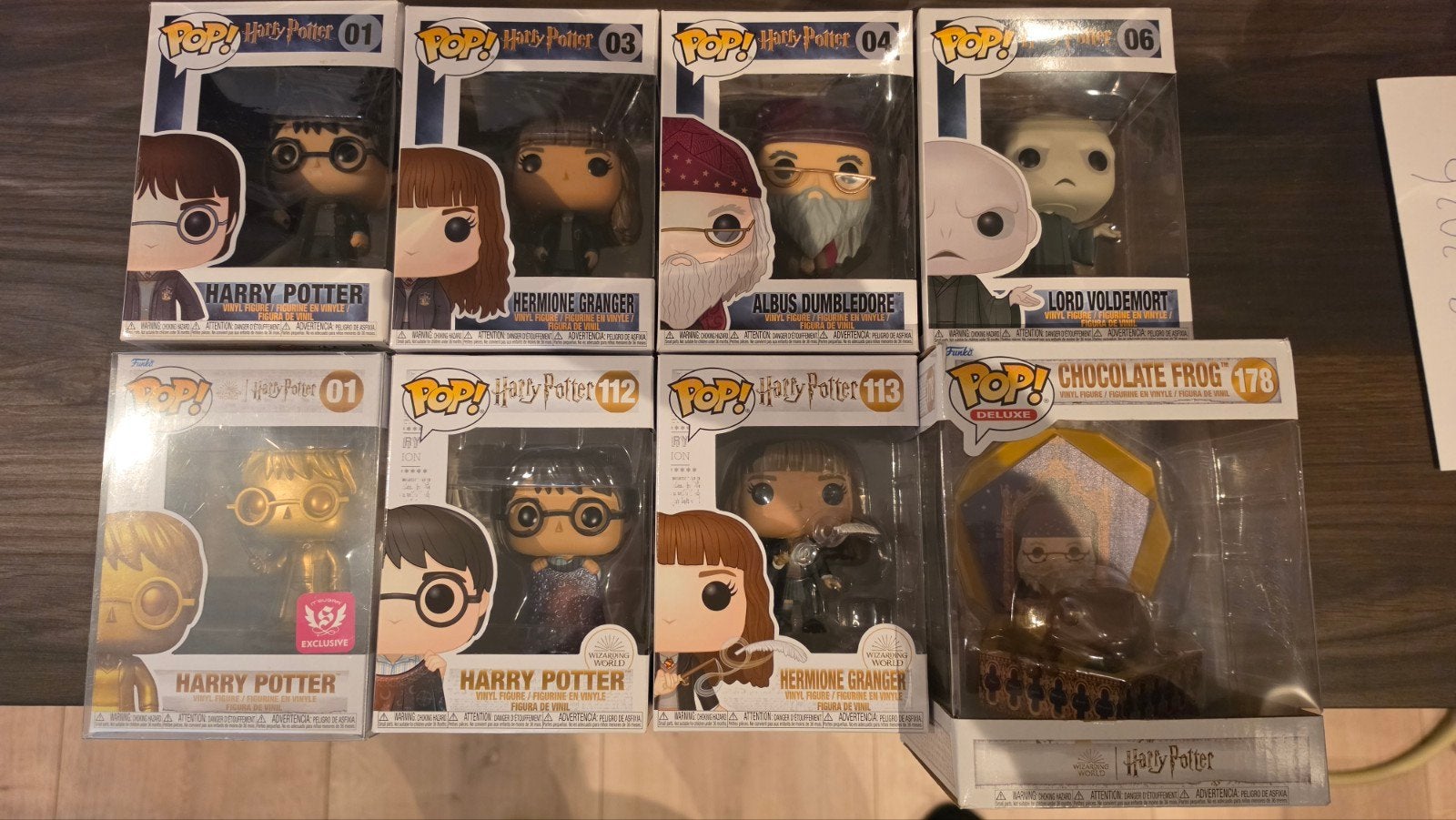 Groot lot Harry Potter Funko Pop! Nieuw! + gouden HP!, Ophalen of Verzenden, Nieuw