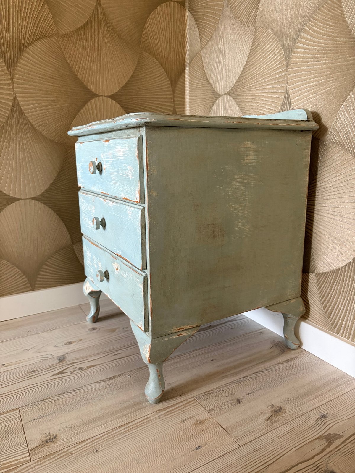 Vintage Ladekastje - 47x45x62 cm, Huis en Inrichting, Kasten | Ladekasten, Ophalen, Minder dan 50 cm, Gebruikt, 3 of 4 laden