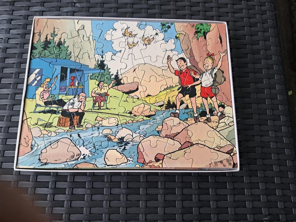 Oude puzzels Suske en Wiske 1977 compleet, Verzamelen, Ophalen of Verzenden, Suske en Wiske, Gebruikt