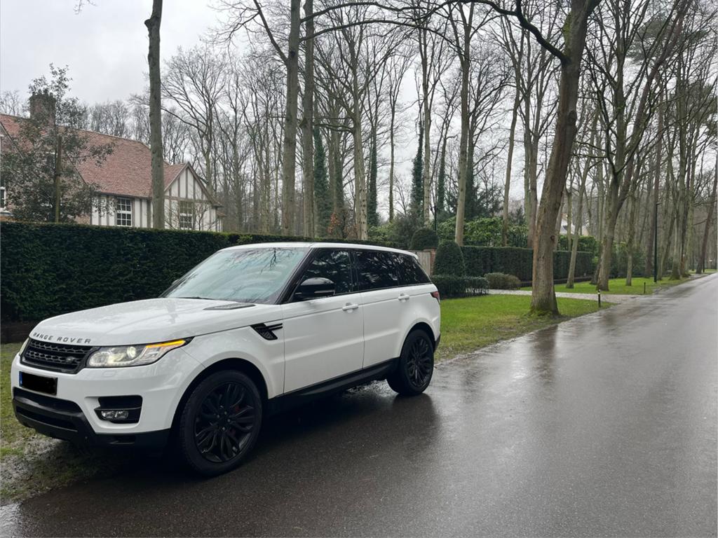 Range Rover Sport 2015 Nieuw motor 2de eign 306pk historie, Automaat, Wit, Leder, Diesel