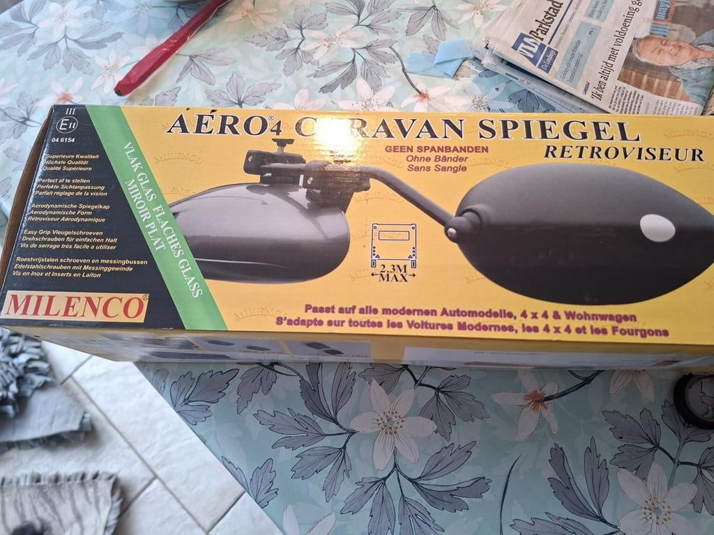 Milenco Aero4 Caravan spiegels, Ophalen of Verzenden