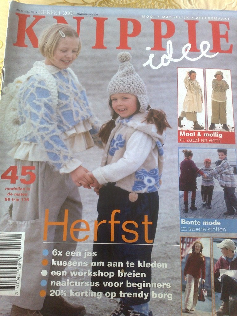Knippie herfst 2002 , 45 modellen in maten 80 t/m 176, Verzenden, Zo goed als nieuw, Kind, Knippie