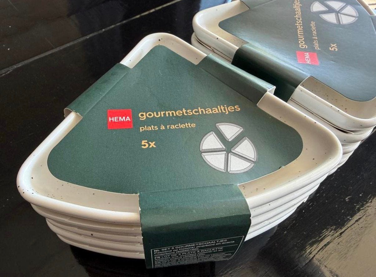 10 gourmetschaaltjes nieuw, Hema, Overige typen, Ophalen of Verzenden, Zo goed als nieuw