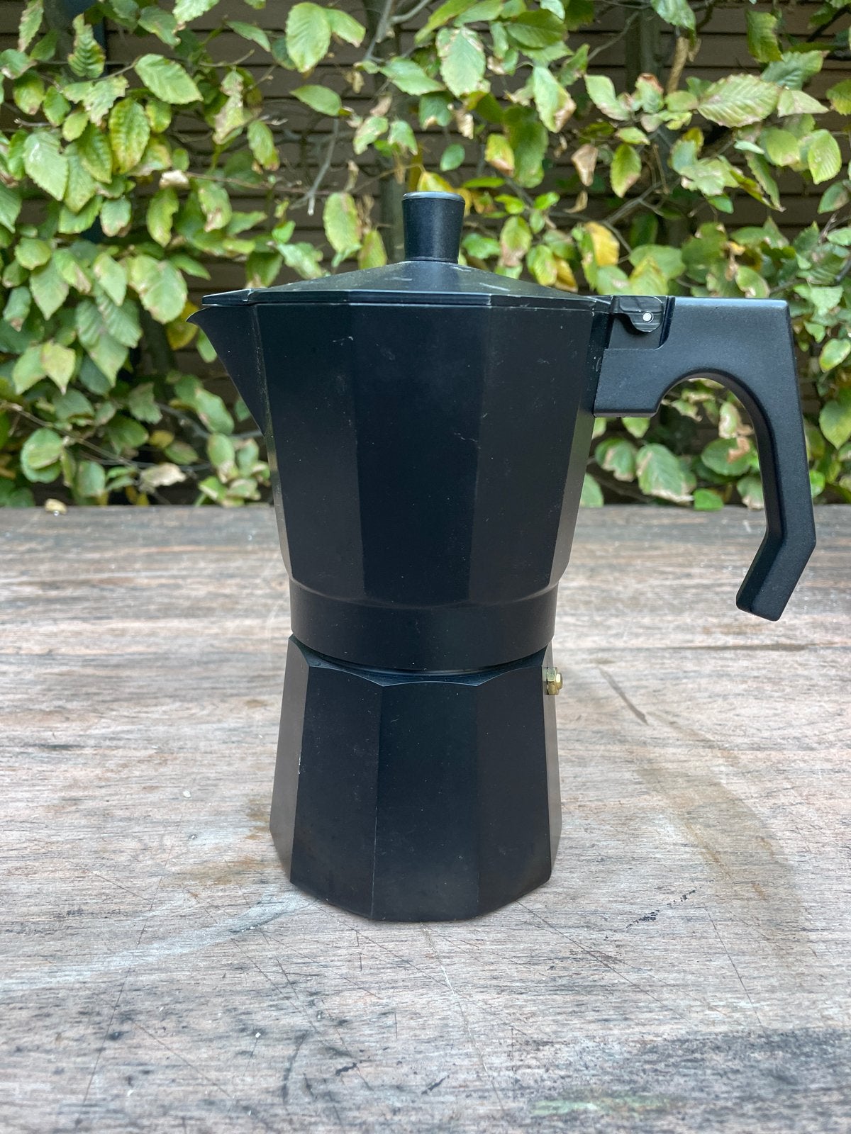 Zwarte percolator voor heerlijke koffie, Gebruikt, Overige modellen, Gemalen koffie, Ophalen of Verzenden
