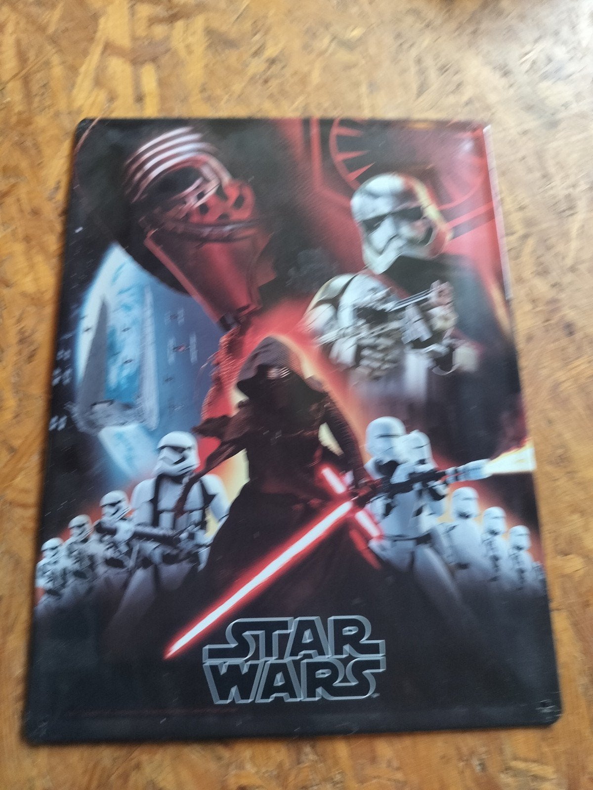 Star Wars: The Force Awakens metalen poster, Verzamelen, Ophalen of Verzenden, Gebruikt, Boek of Poster