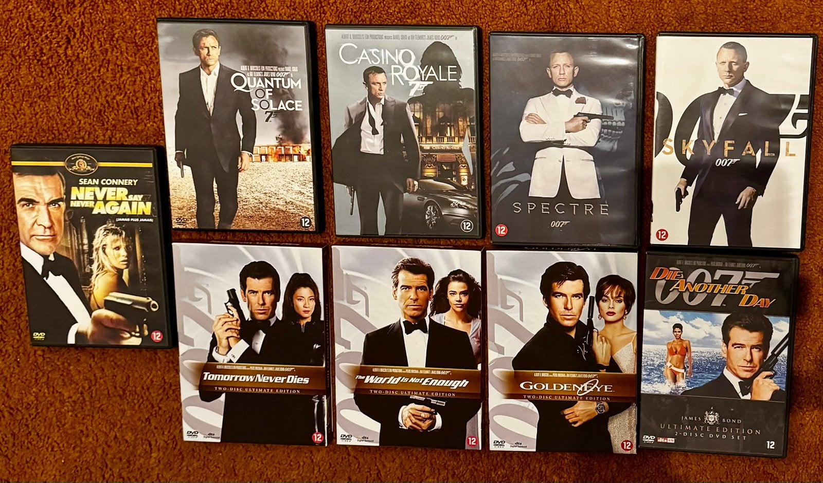James Bond 007 DVD Collectie - 9 films, Ophalen of Verzenden