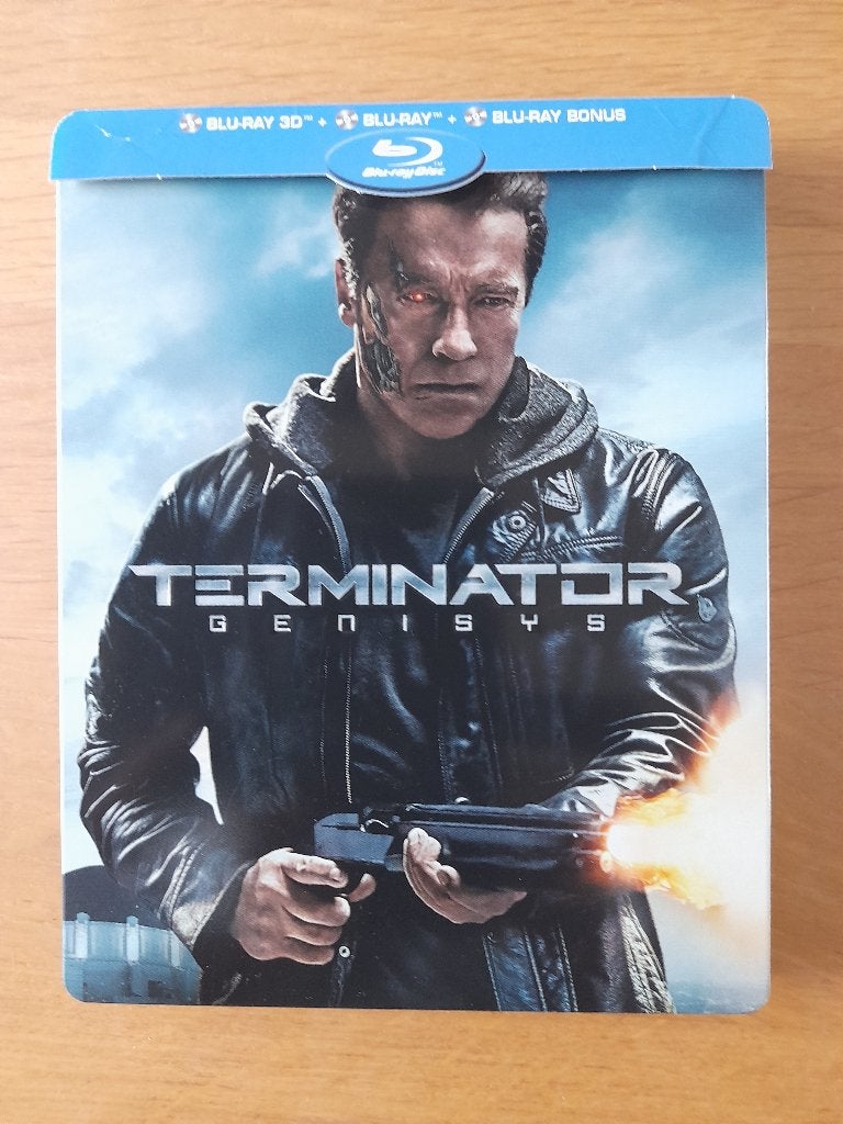 Terminator Genisys Auchan 3D steelbook, Cd's en Dvd's, Blu-ray, Film, Science Fiction en Fantasy, 4K Ultra HD Blu-ray, Ophalen of Verzenden